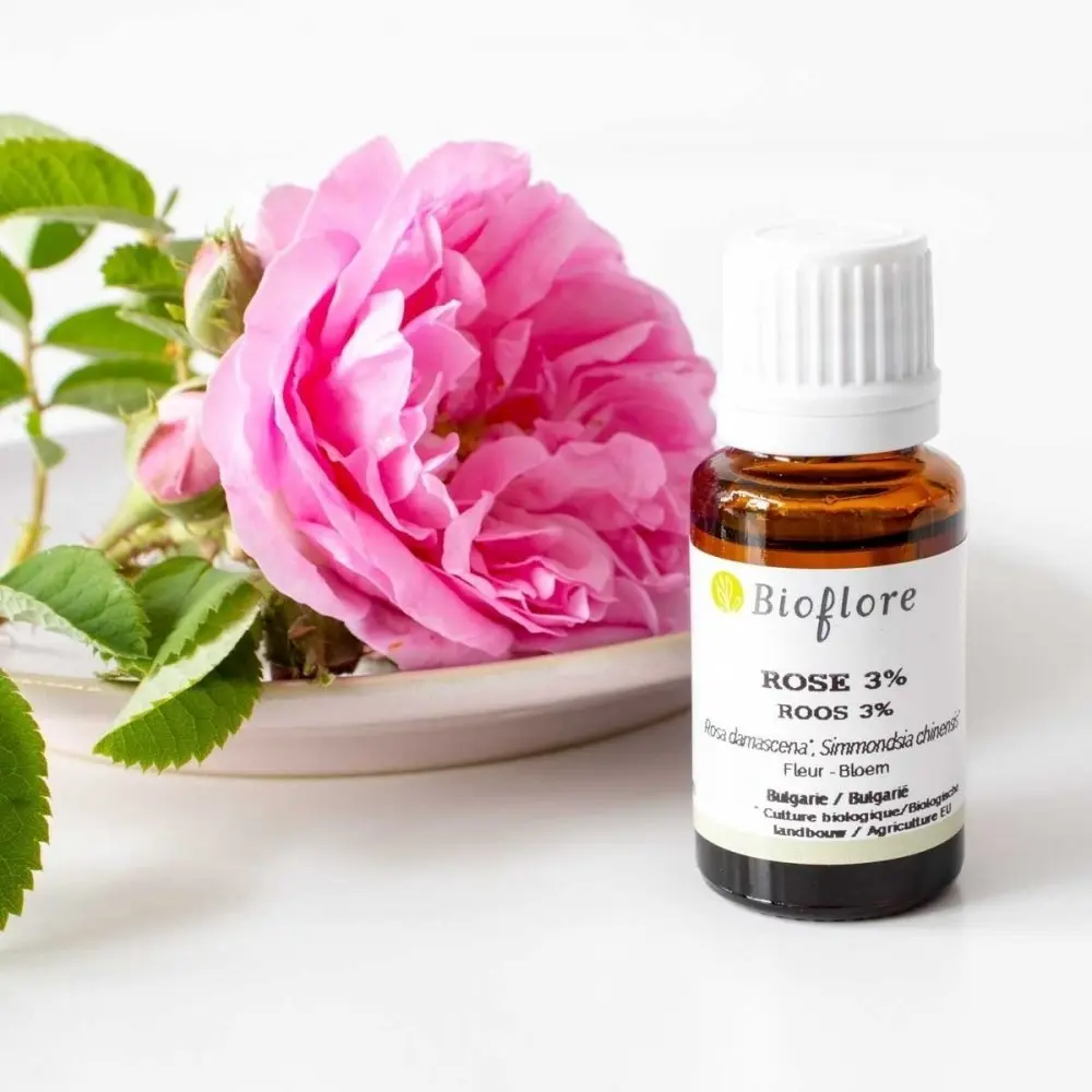 Huile essentielle de Rose de Damas bio dilution 3%