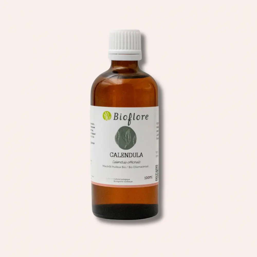 Macérât huileux de Calendula bio - Jardins de Bioflore