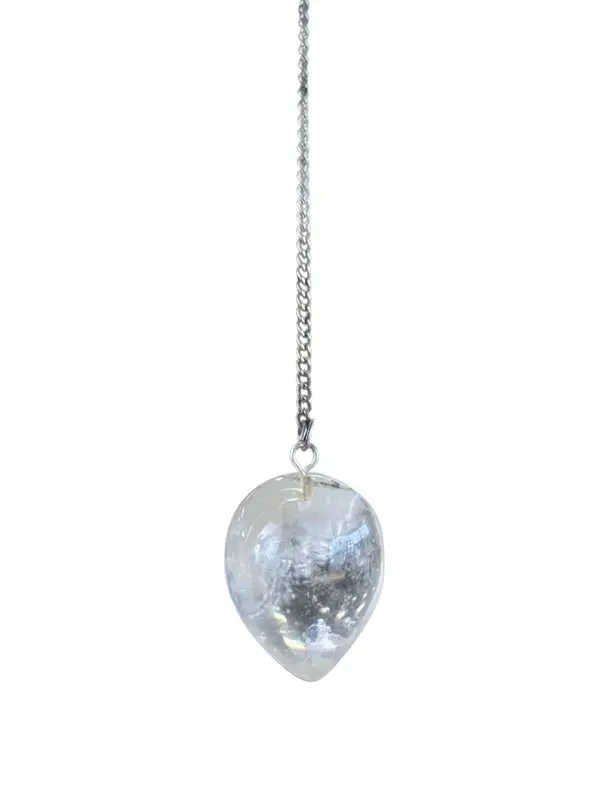 Pendule goutte en Cristal de Roche