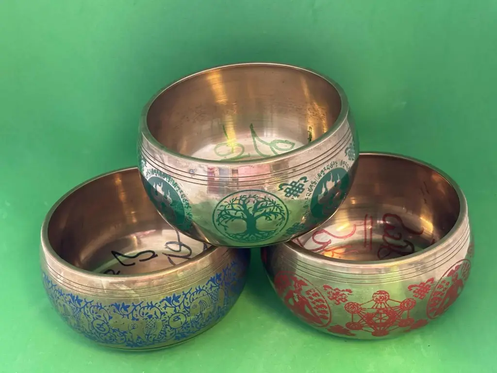 Bol tibétain coloré