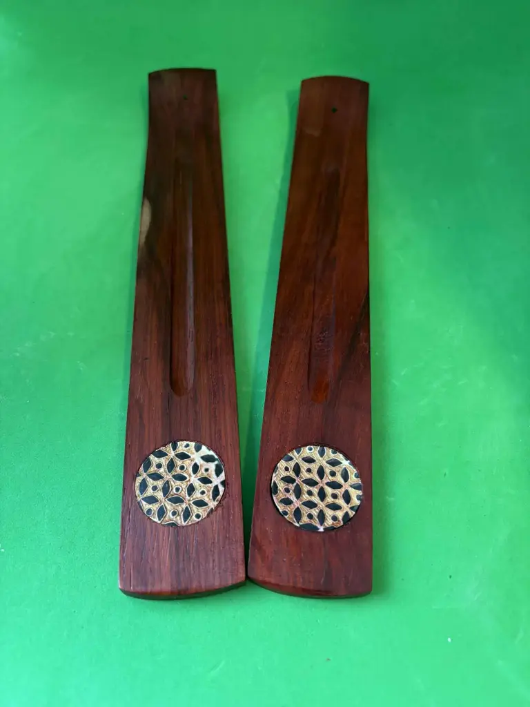 Porte encens bois et Fleur de vie