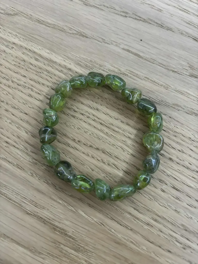 Bracelet Péridot nugget