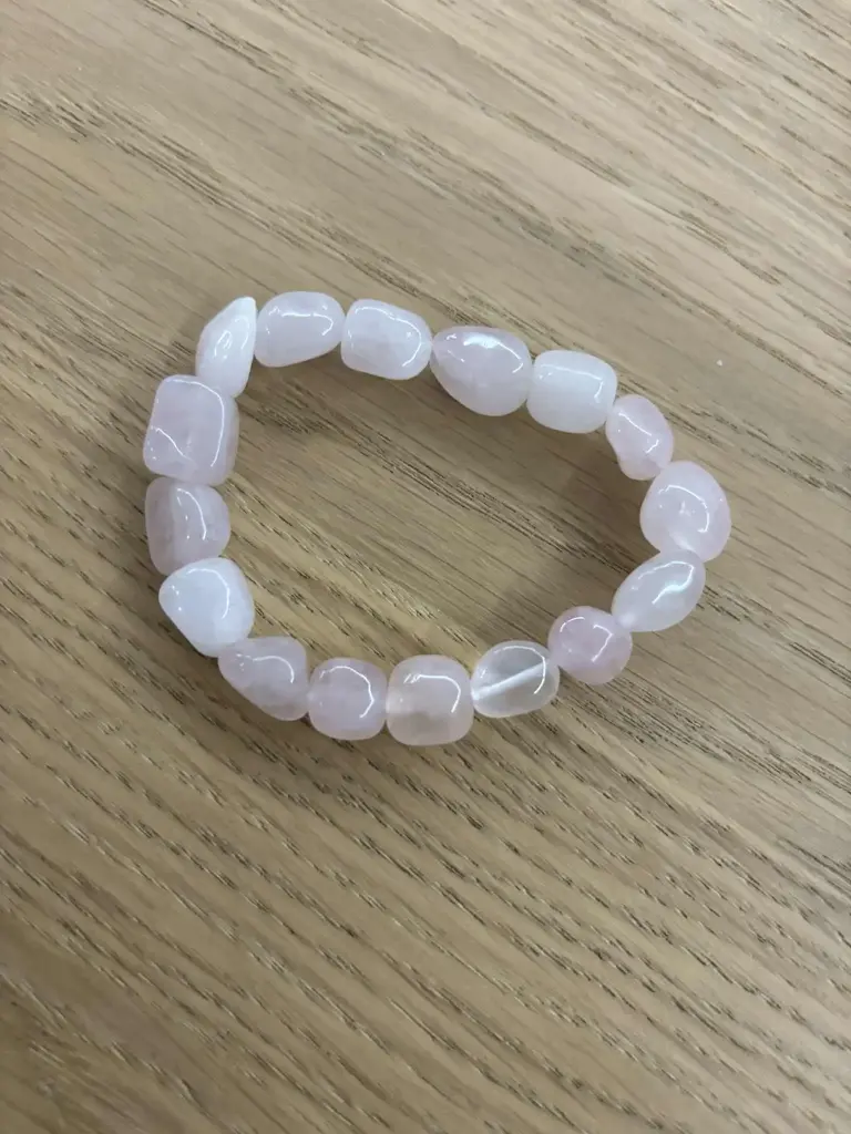 Bracelet Quartz rose Nugget