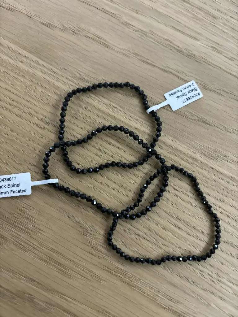 Bracelet Spinelle à facettes