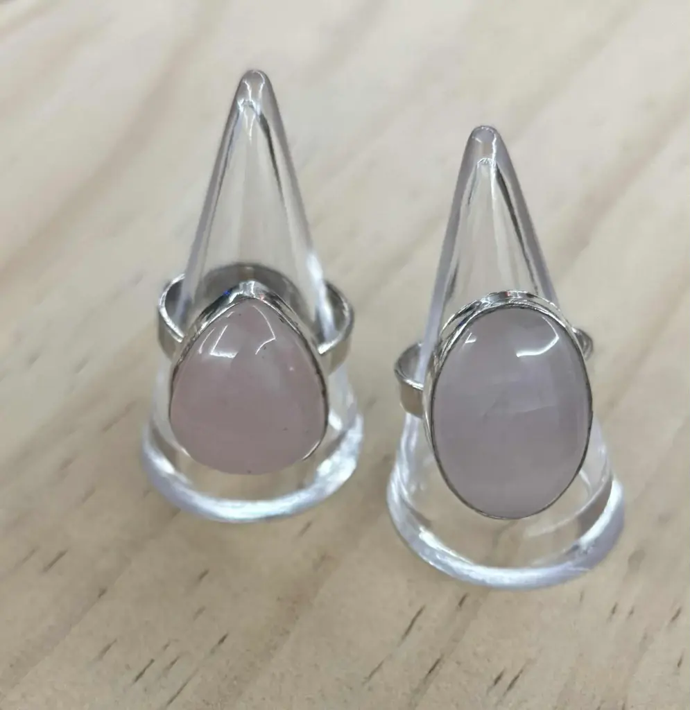 Bague en Quartz rose