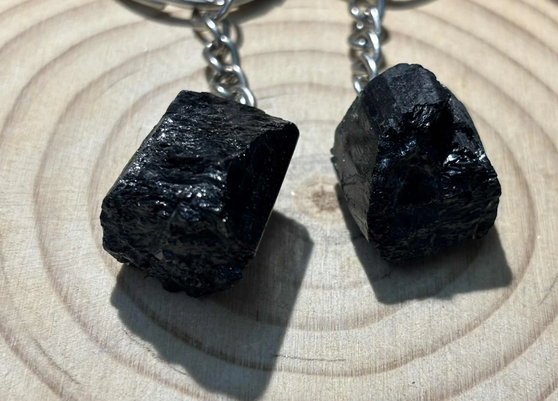 Porte-clés Tourmaline brute