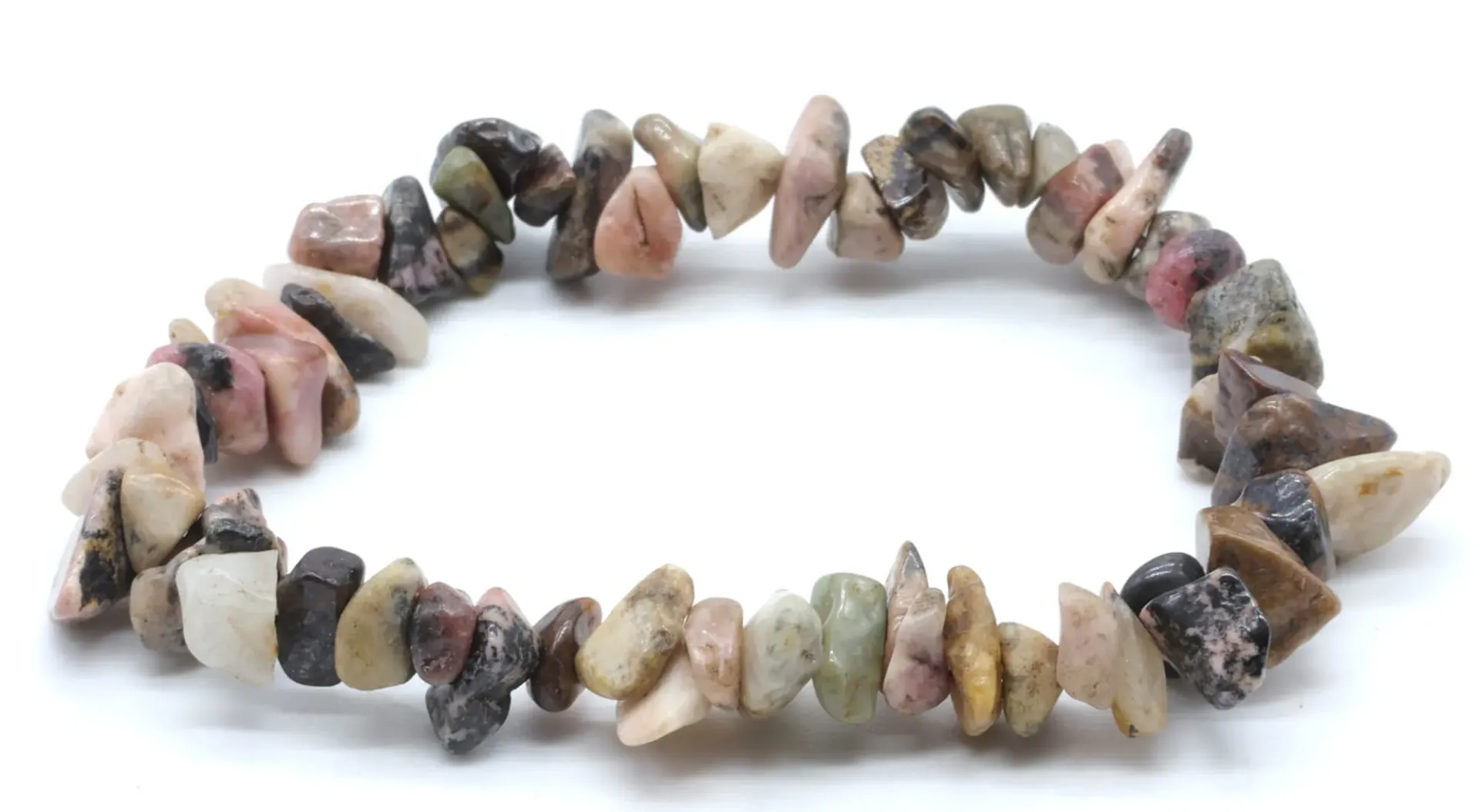 Bracelet Rhodonite baroque