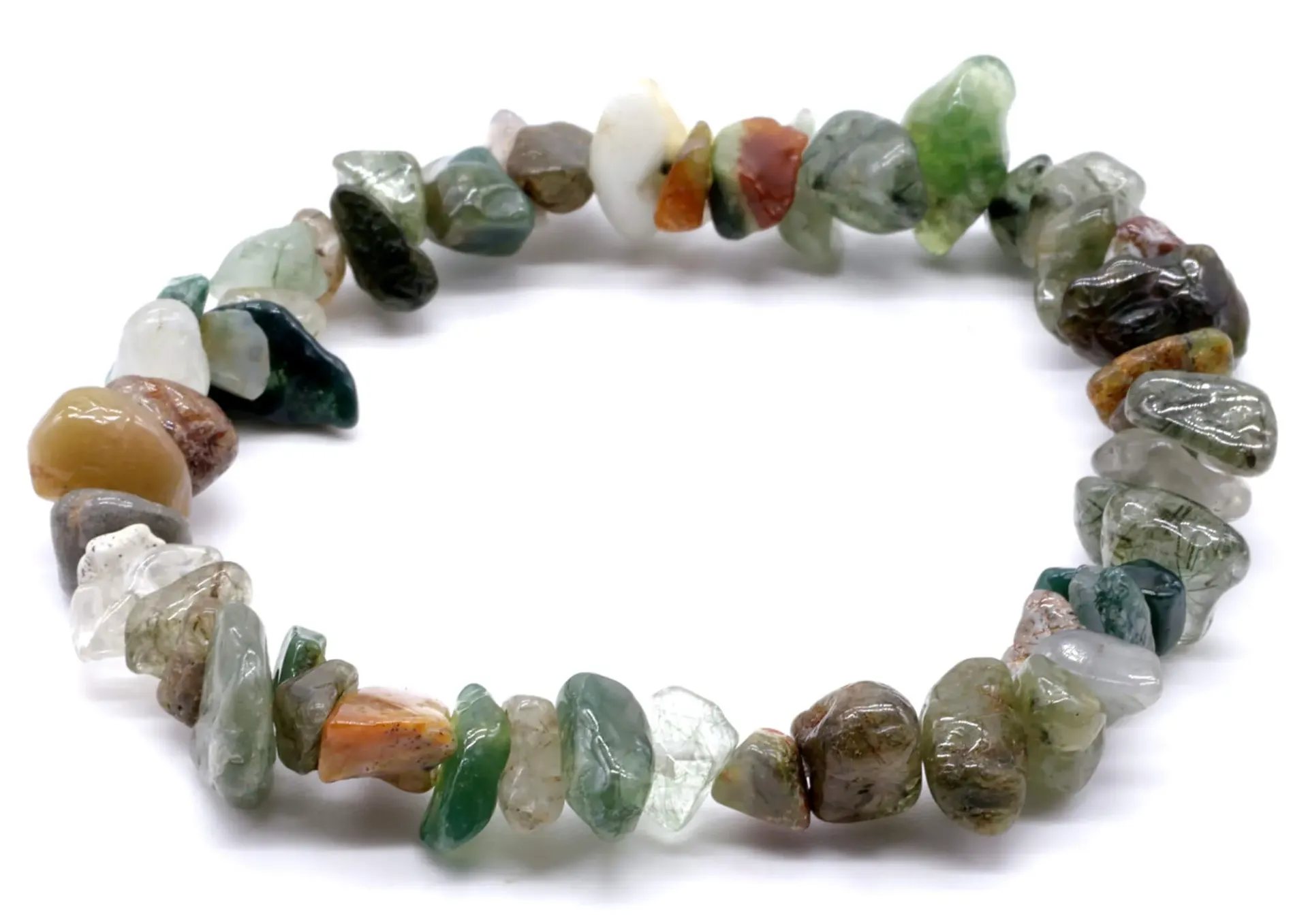 Bracelet Agate Mousse baroque