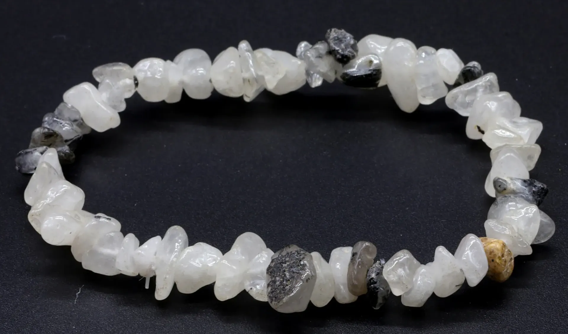 Bracelet Quartz Tourmaline baroque