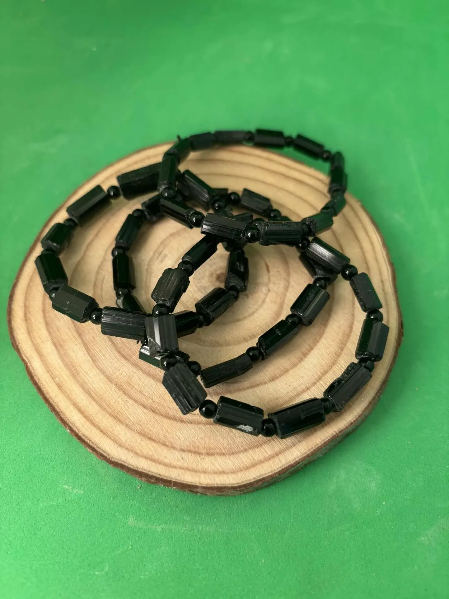 Bracelet Tourmaline Noire brut