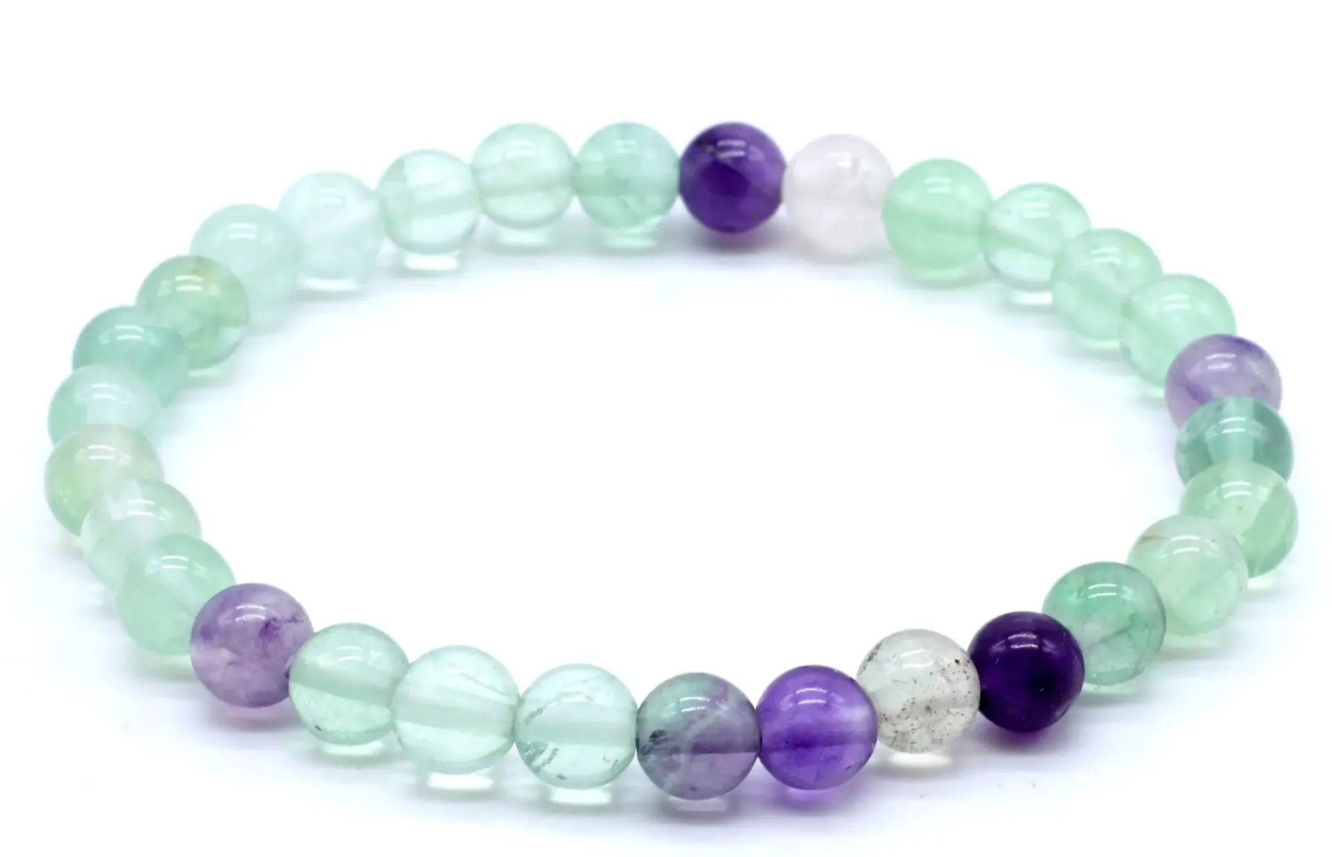 Bracelet Fluorite 6mm