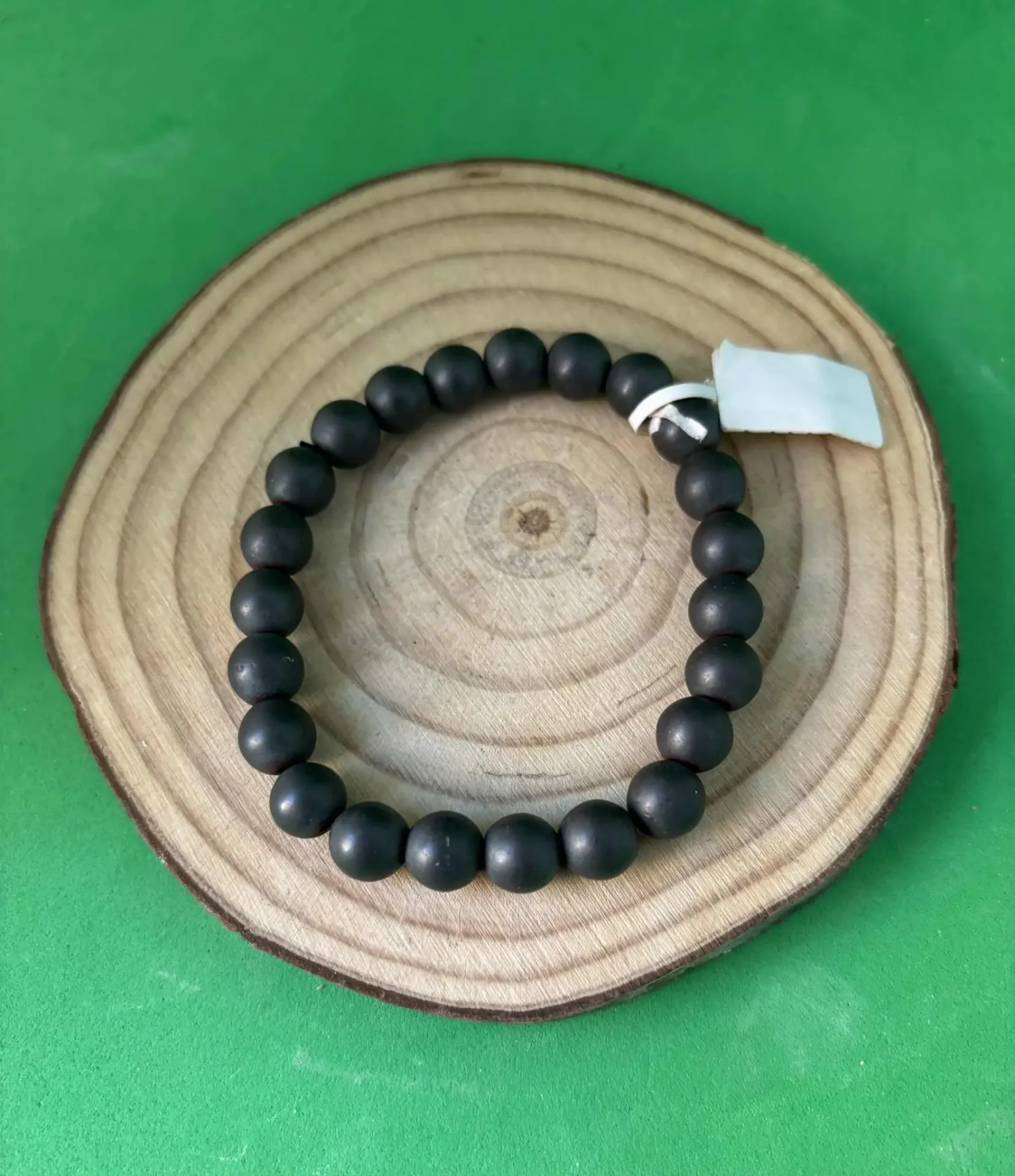 Bracelet Hématite 8mm dépoli