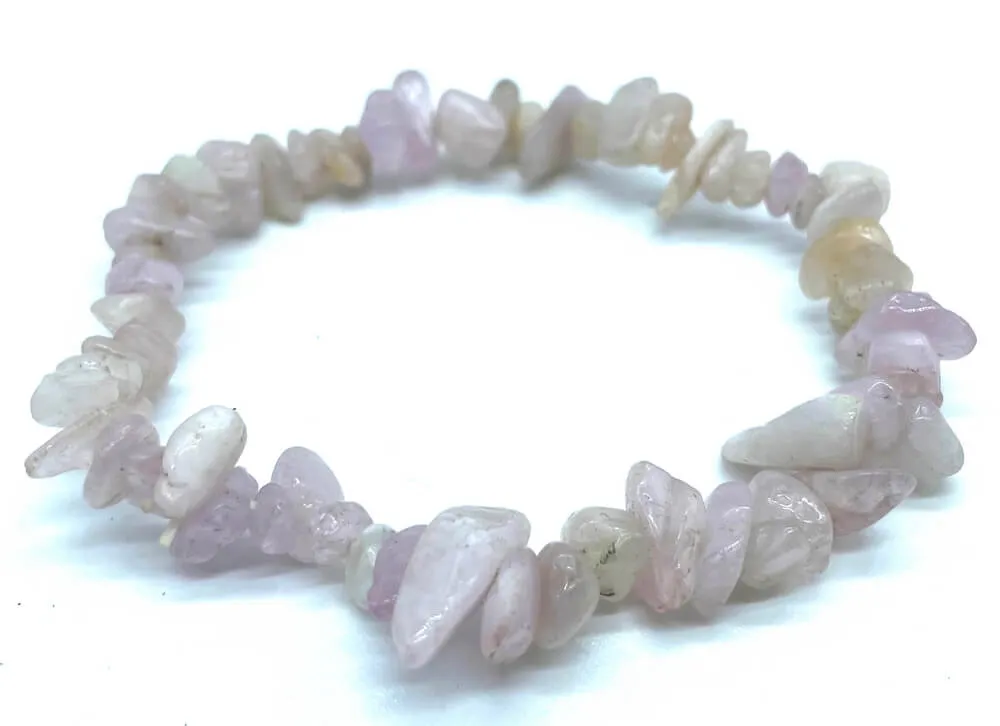 Bracelet Kunzite baroque