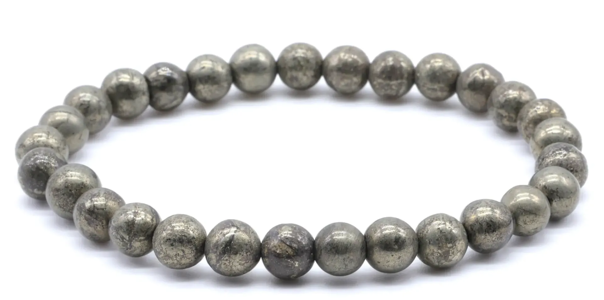 Bracelet Pyrite 6mm