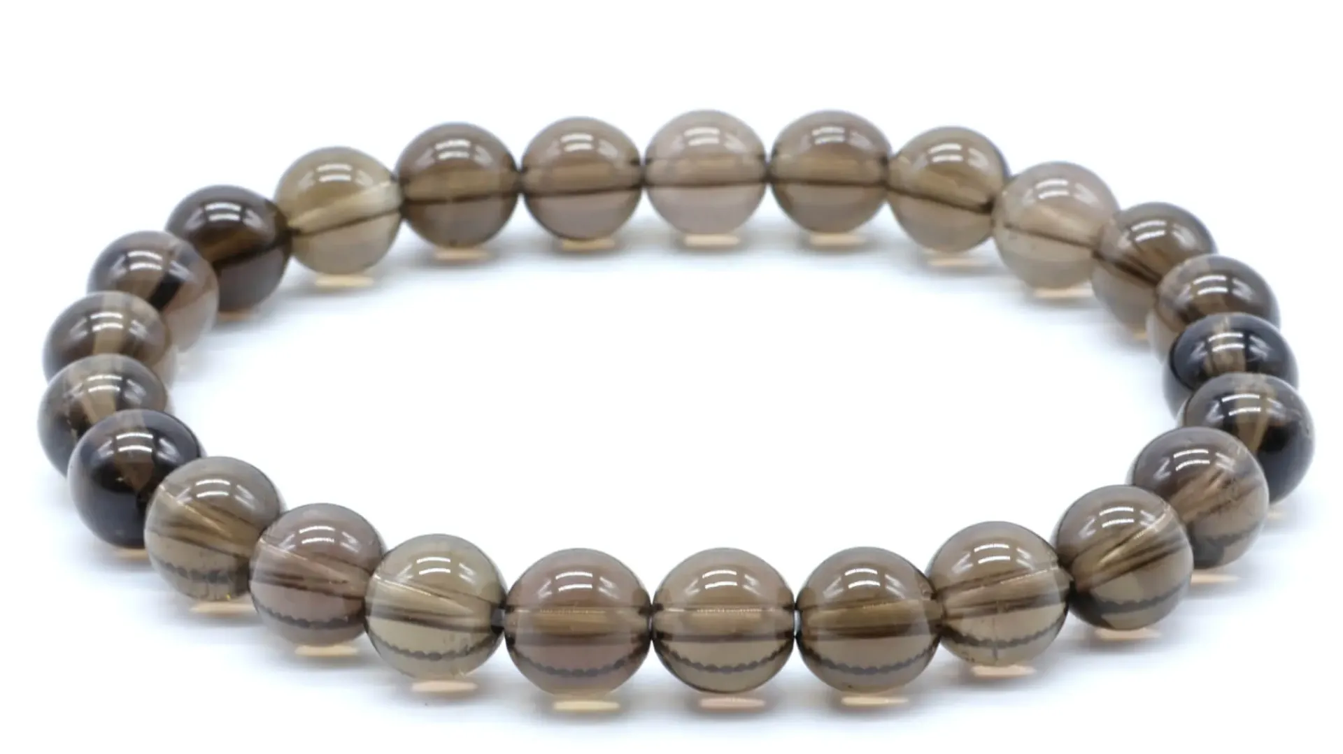 Bracelet Quartz Fumé 8mm