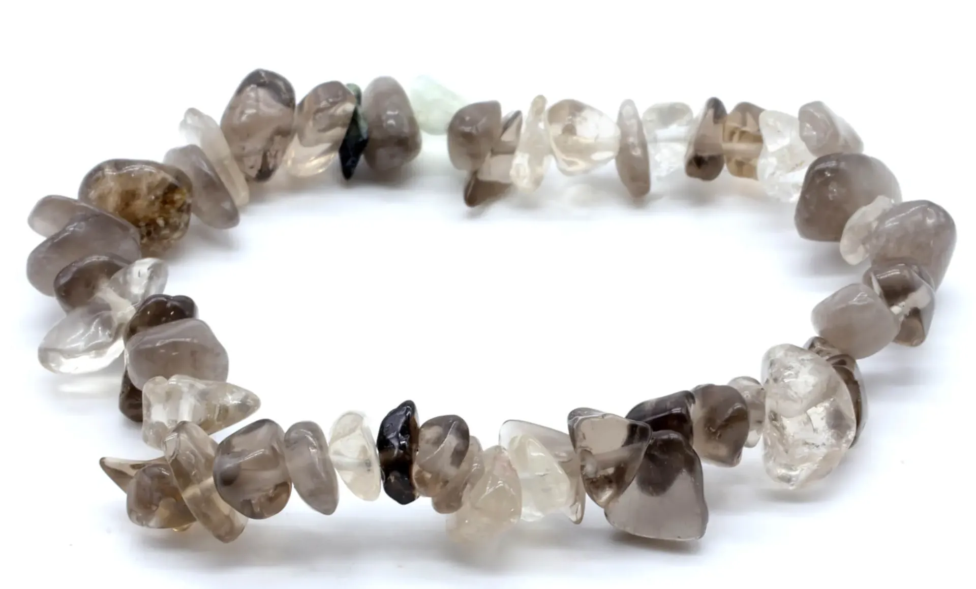 Bracelet Quartz Fumé baroque