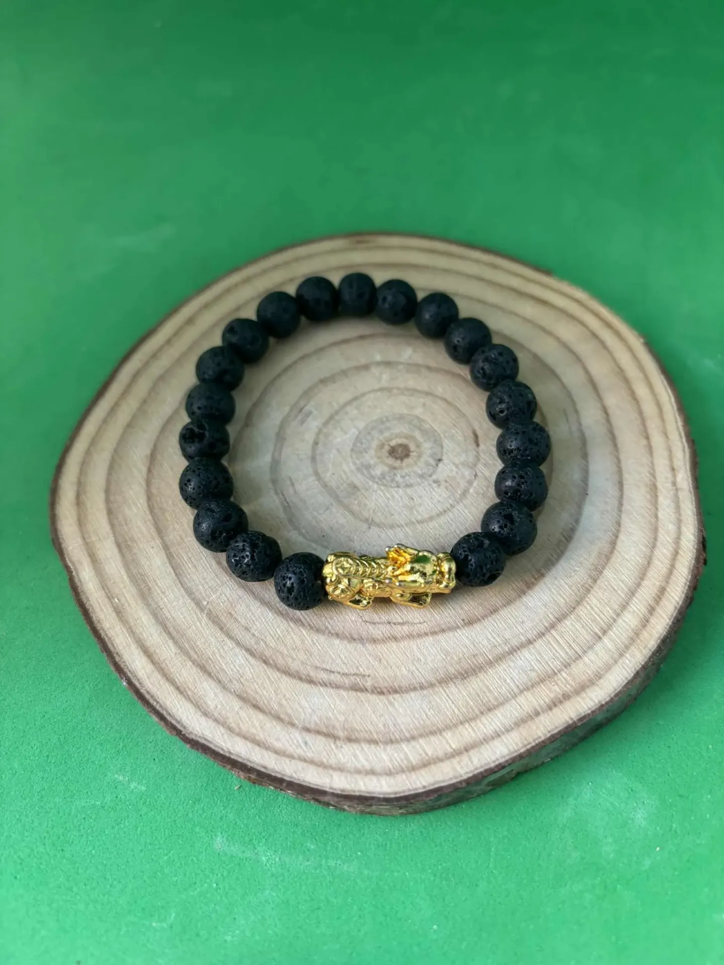 Bracelet Pierre de Lave Pixiu