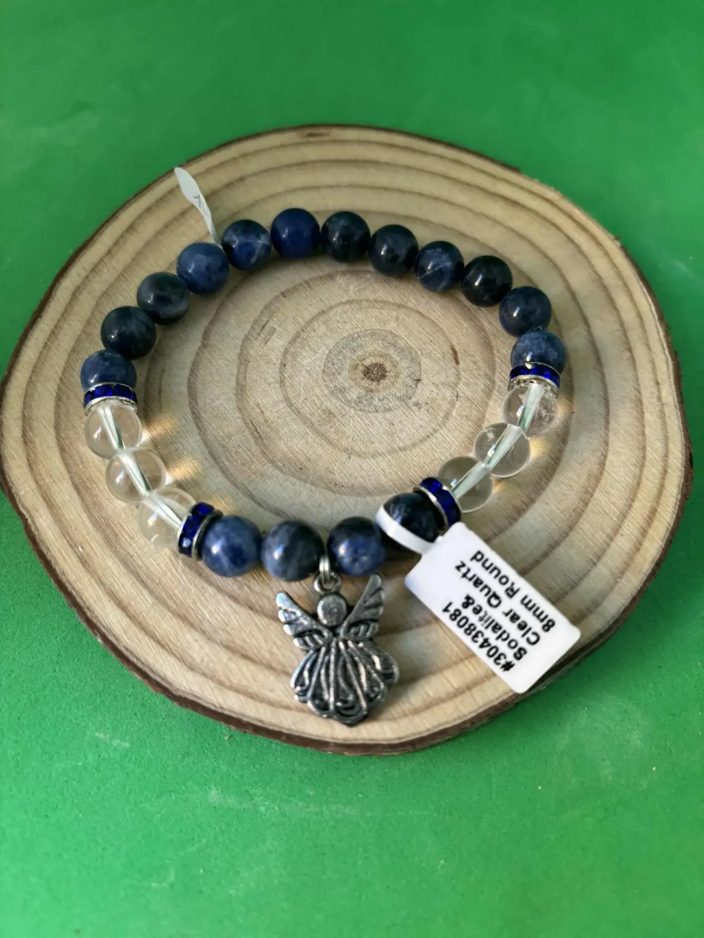 Bracelet Sodalite & Cristal de roche