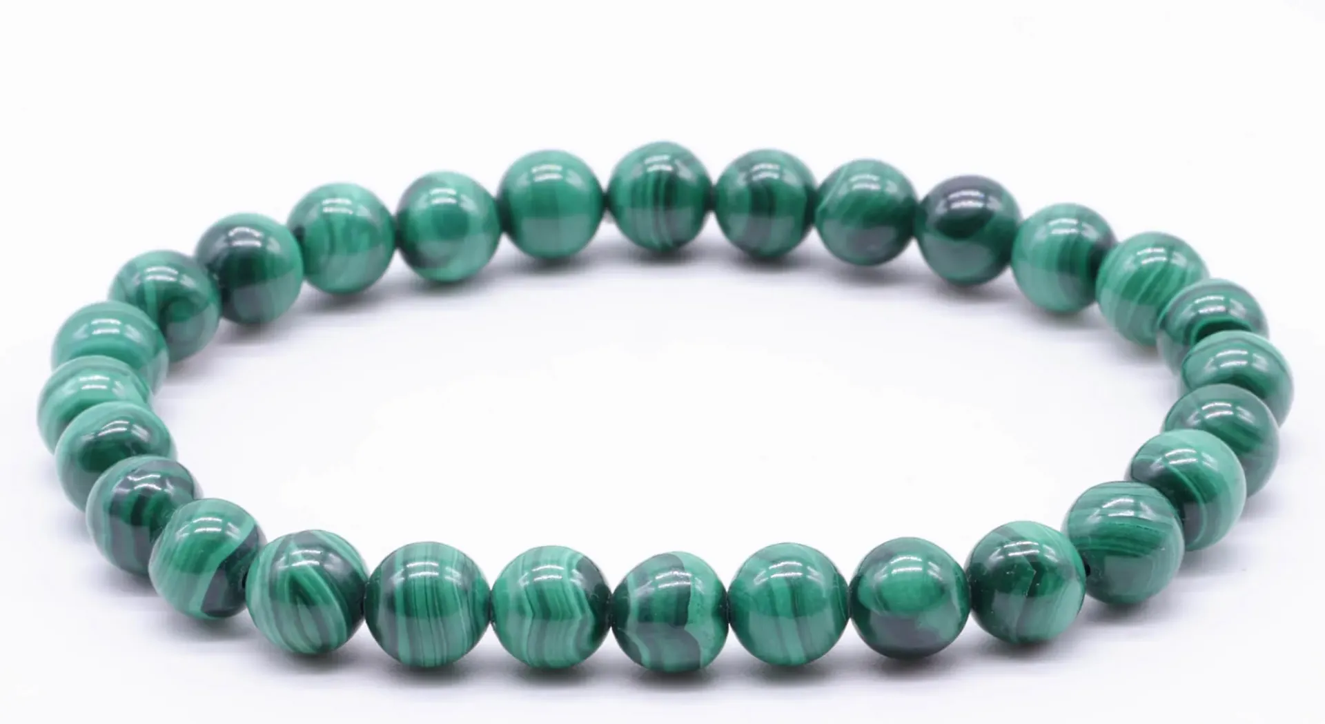 Bracelet Malachite 6mm
