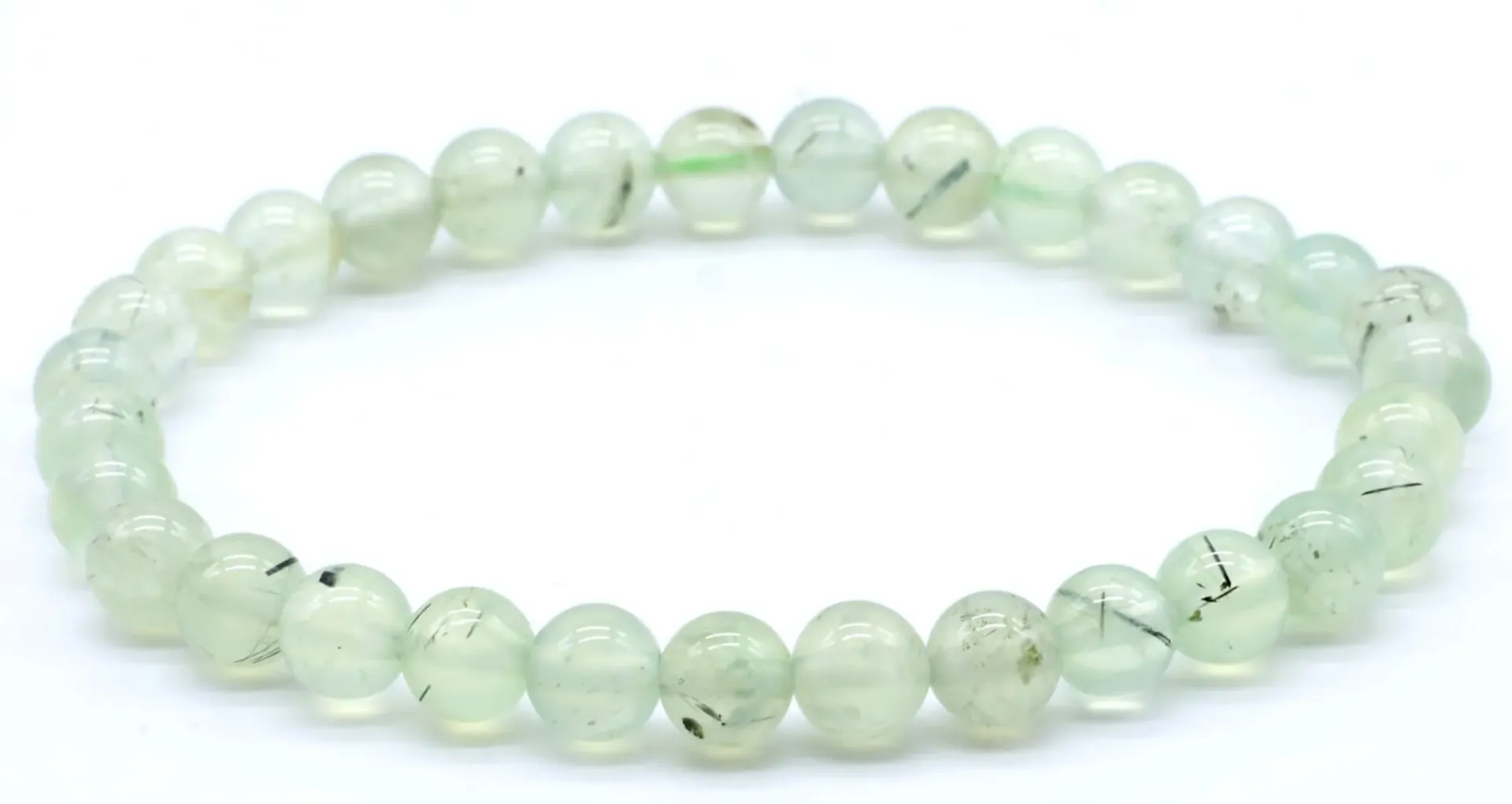 Bracelet Préhnite f 6mm