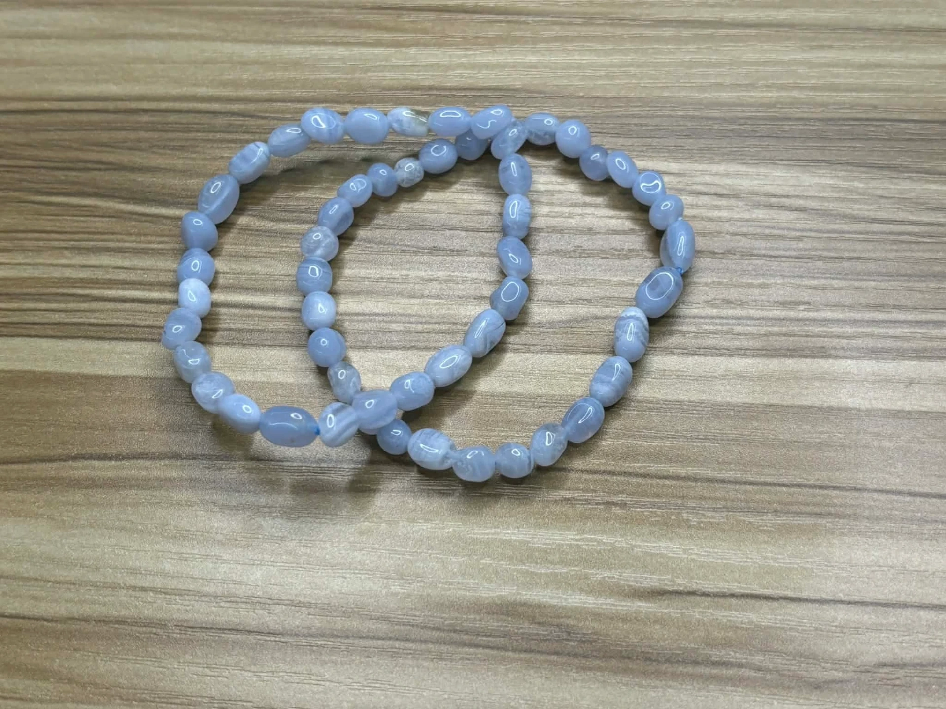 Bracelet Calcédoine grains