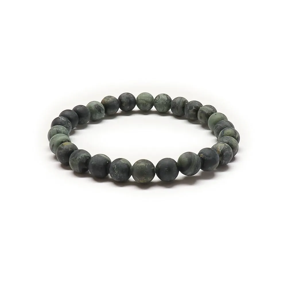 Bracelet Jaspe Kambaba 8mm dépoli