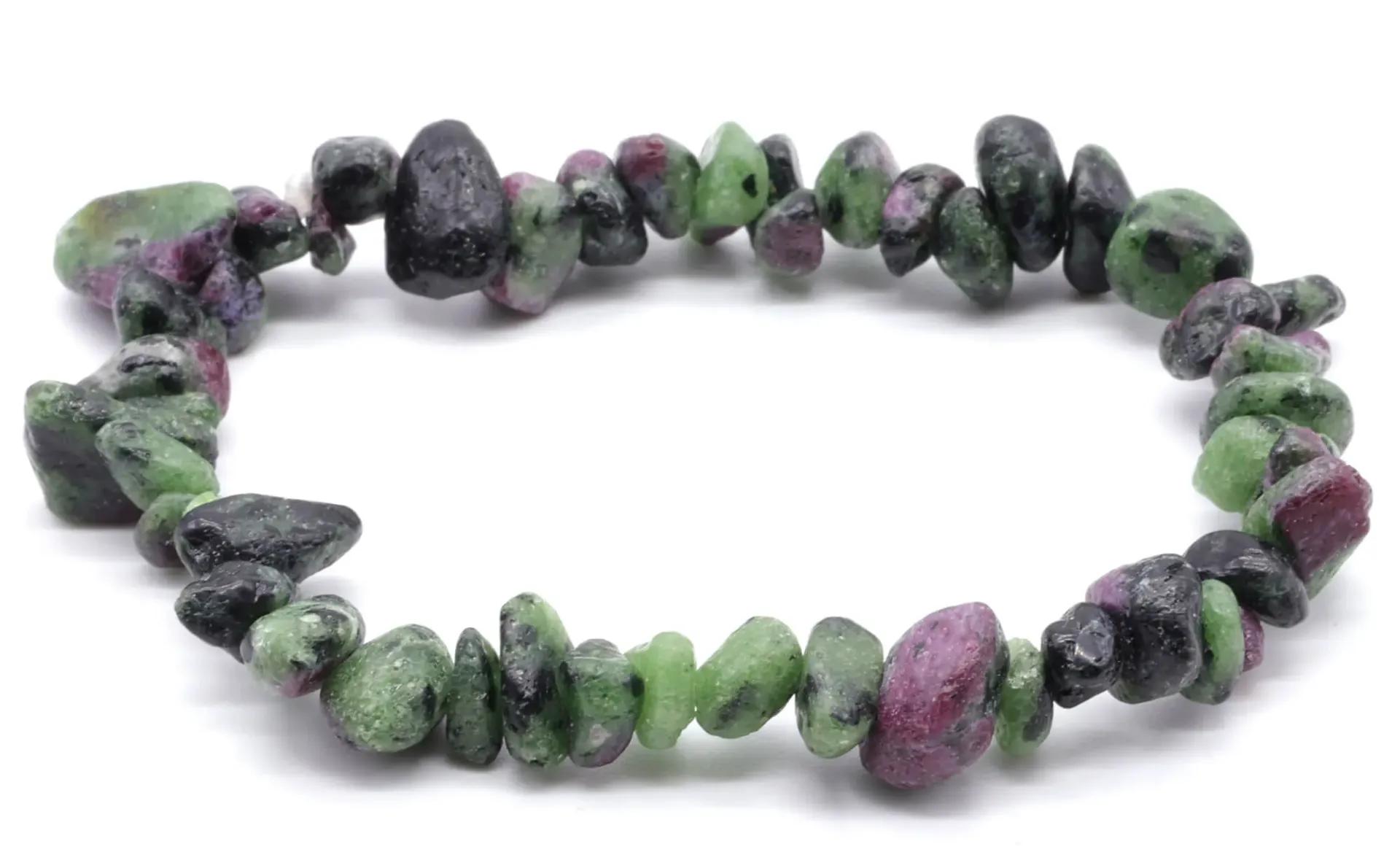 Bracelet Rubis Zoïsite Baroque 