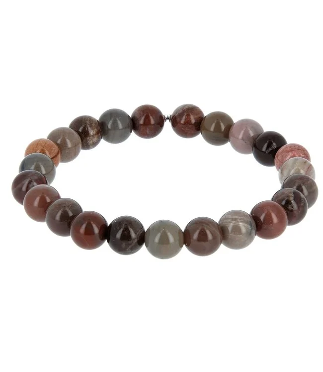 Bracelet Bois fossile 6mm