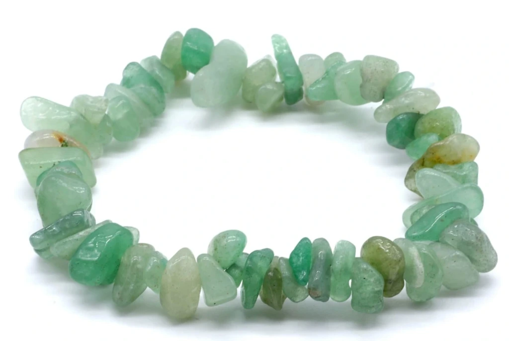 Bracelet Aventurine verte baroque