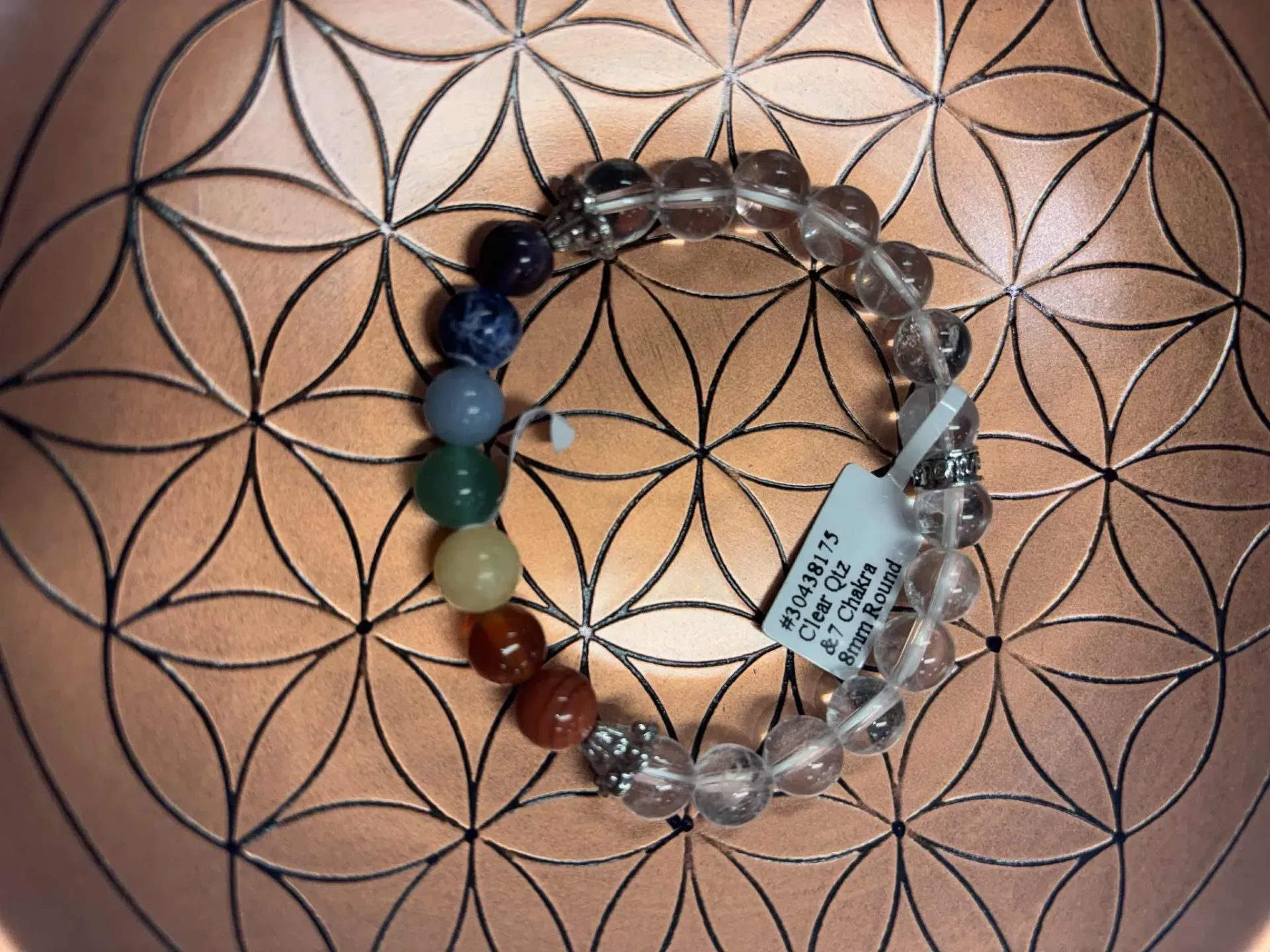 Bracelet Chakras & Cristal de roche