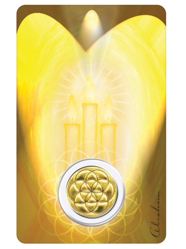 Médaille sur carte Archange Tsaphkiel