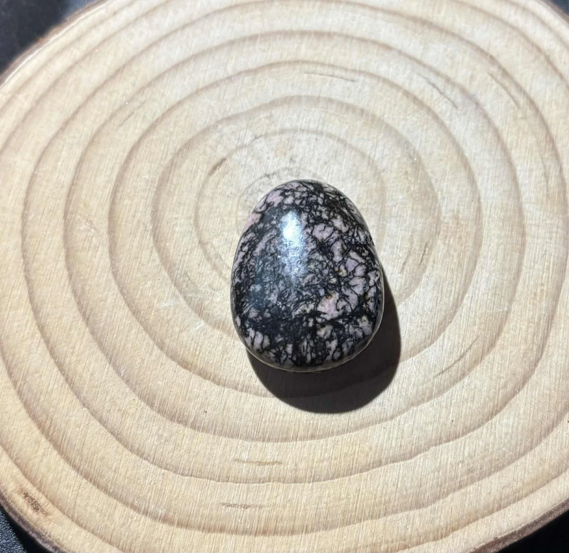 Pendentif Rhodonite percée