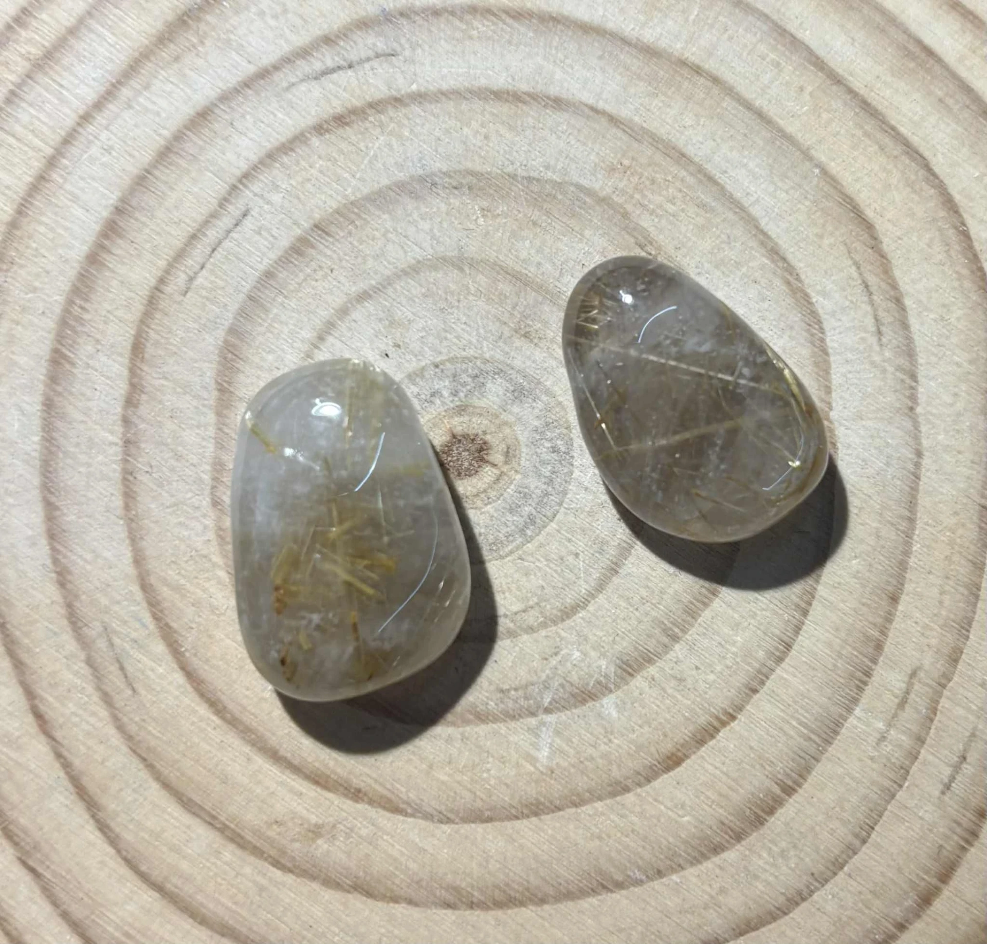 Pendentif Quart rutile percé