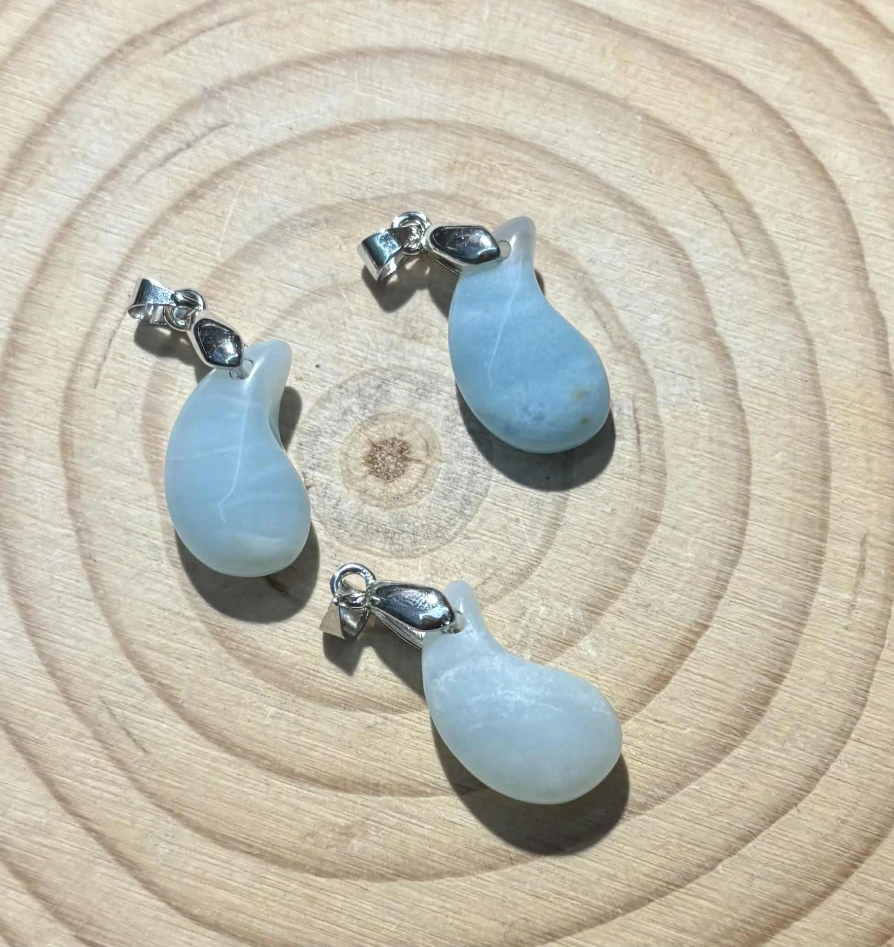 Pendentif Amazonite croissant