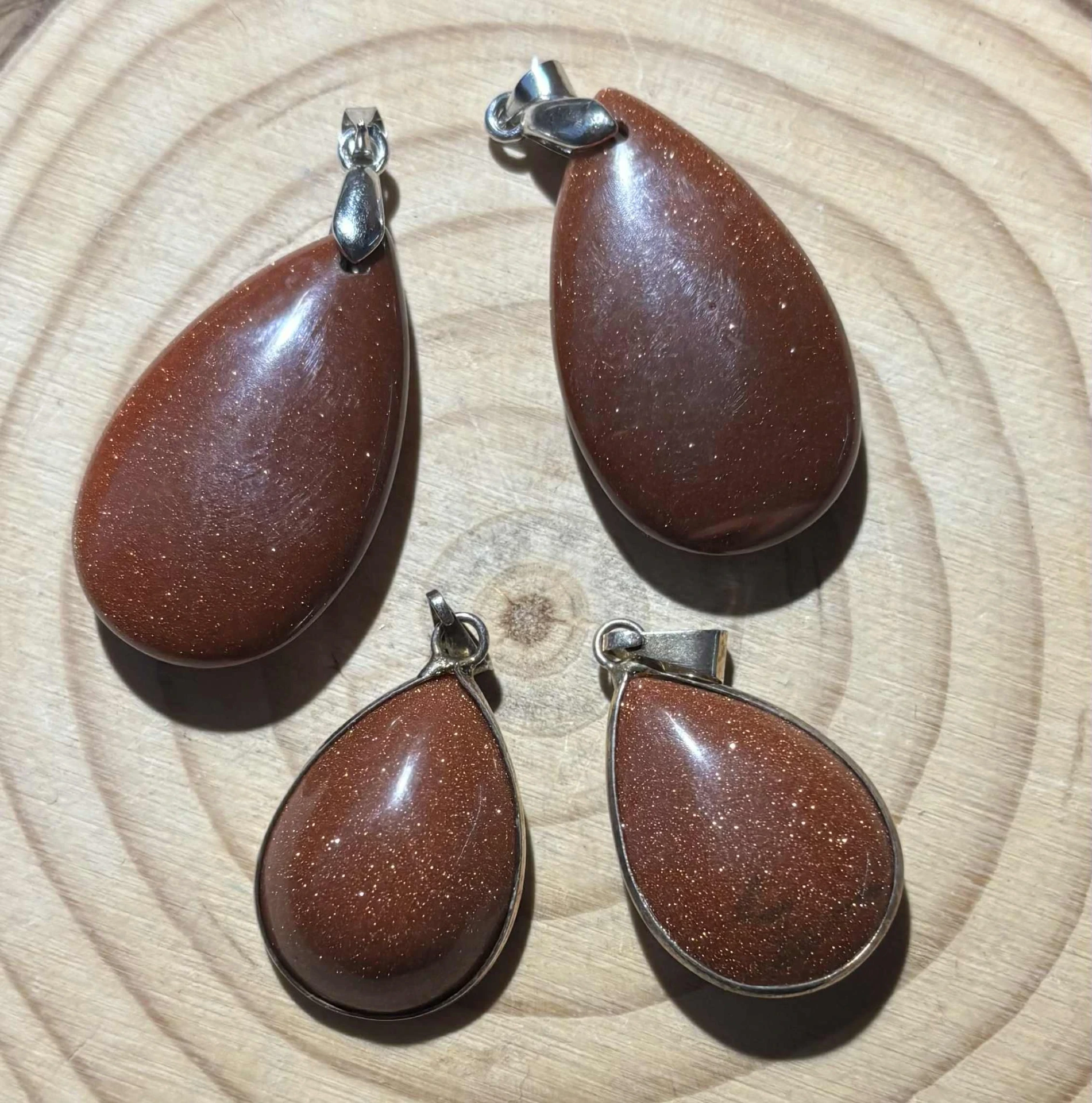 Pendentif Pierre de soleil chauffée