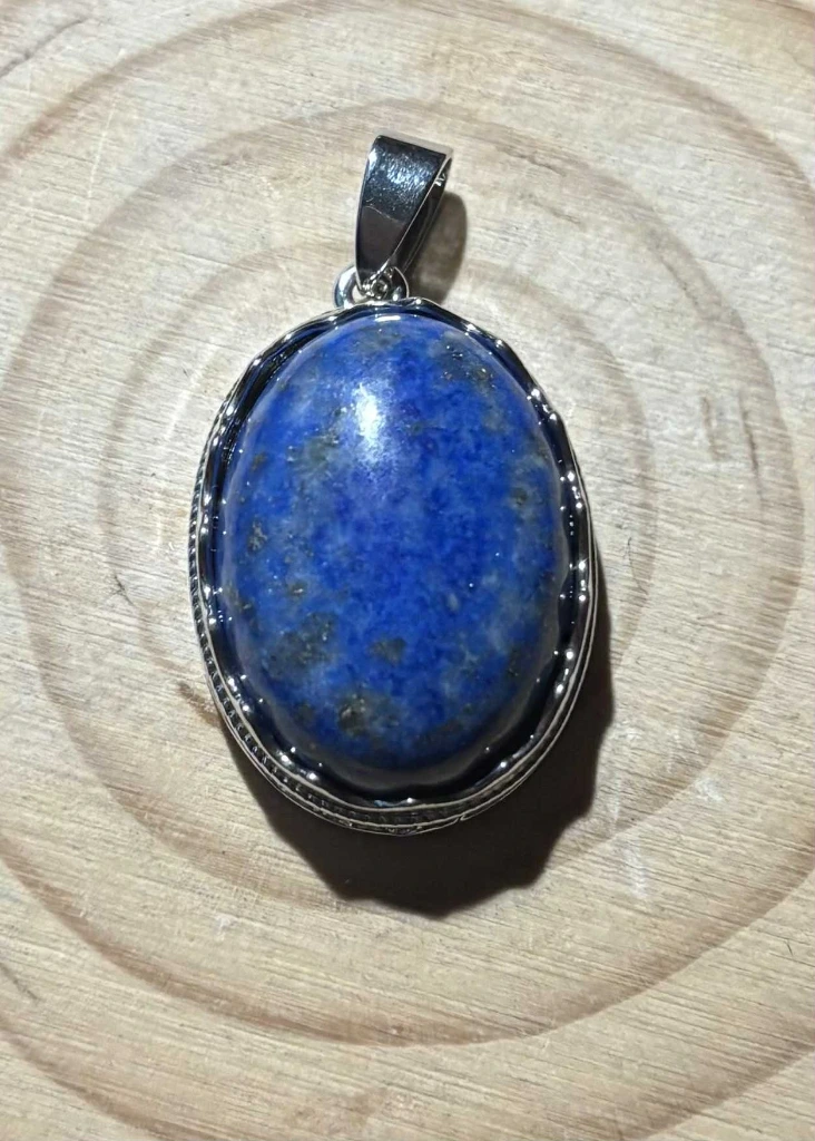 Pendentif Lapis Lazuli métal