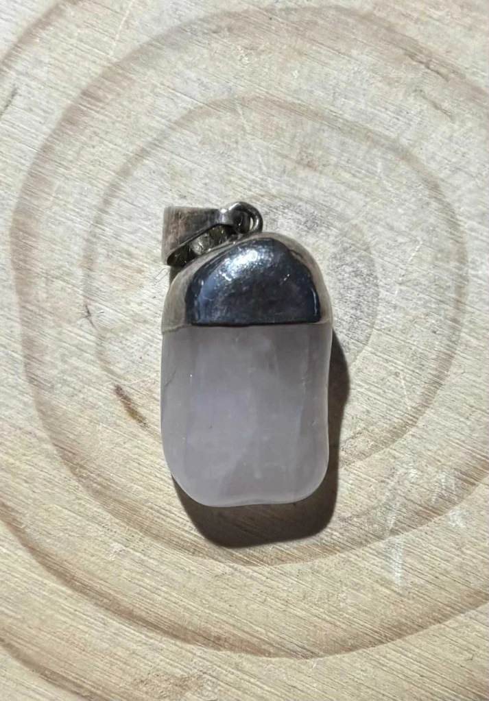 Pendentif Quartz rose