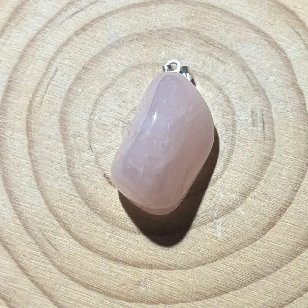 Pendentif Quartz rose