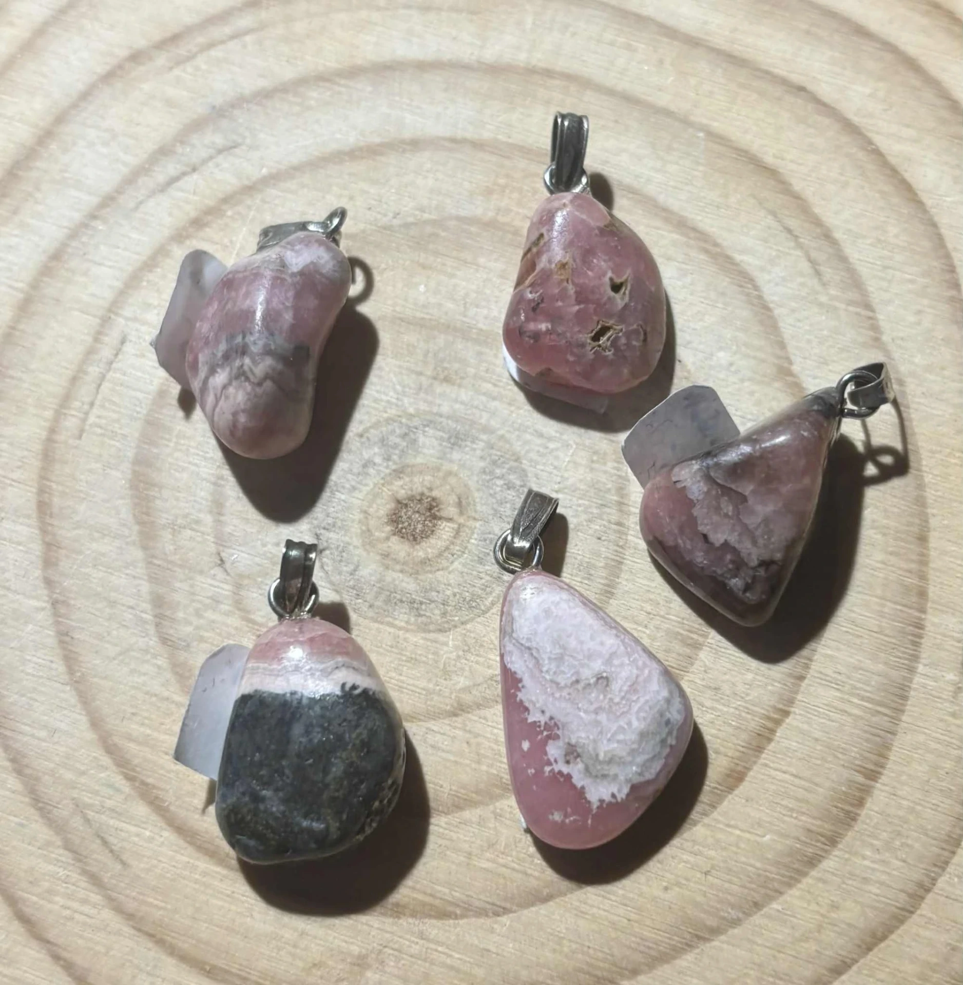 Pendentif Rhodochrosite