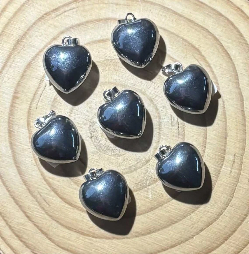 Pendentif Hématite cœur