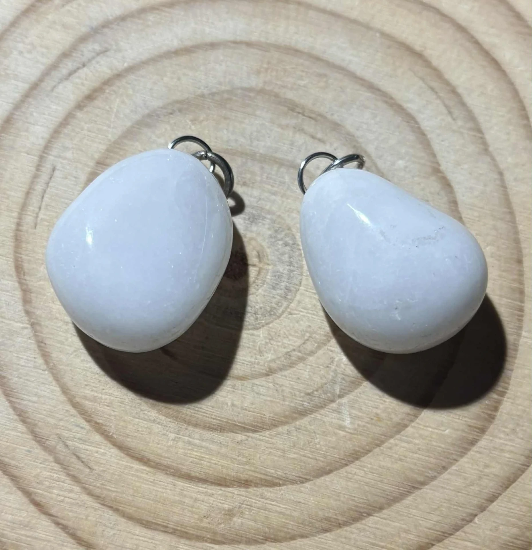 Pendentif Jade blanc