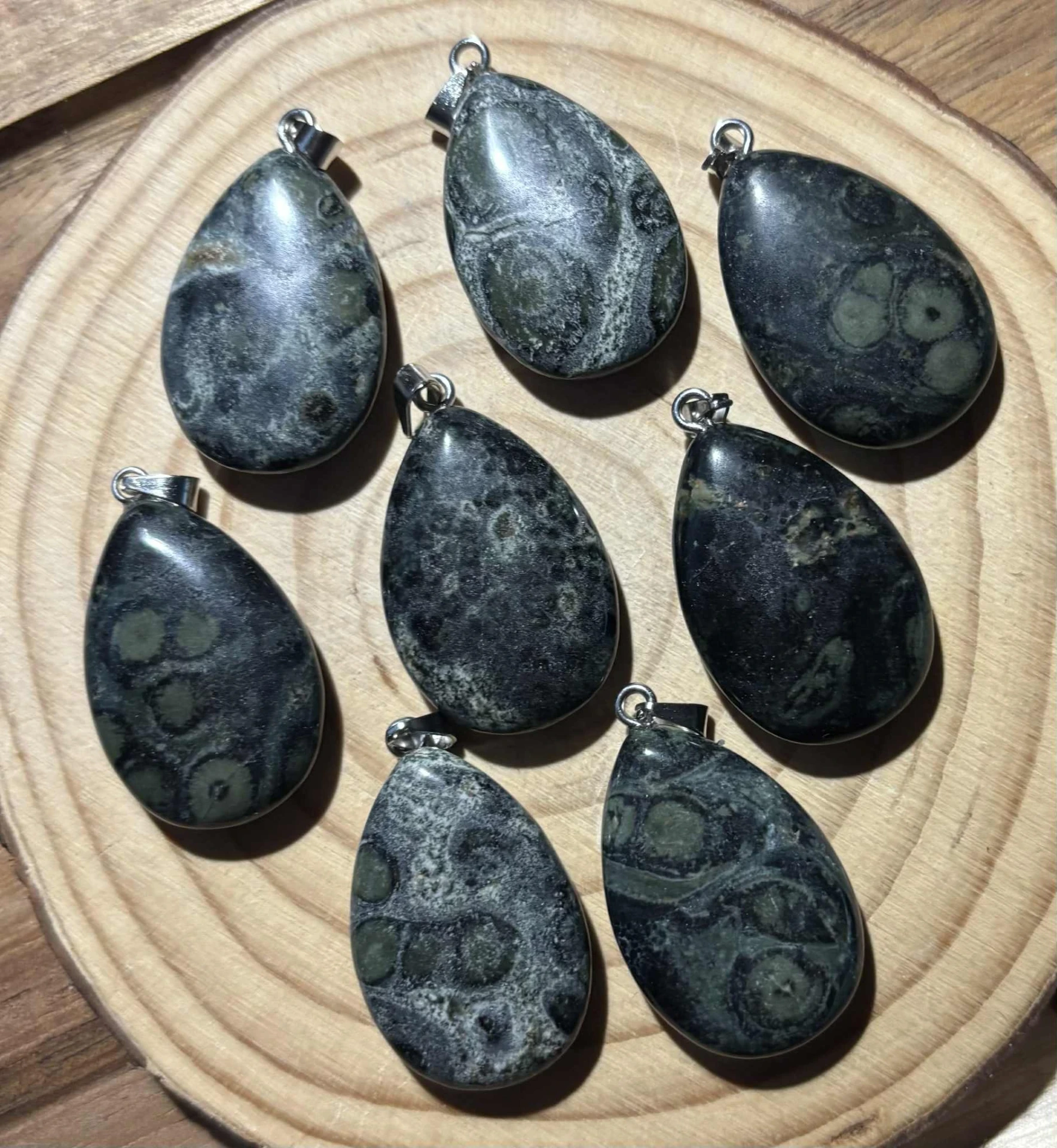 Pendentif Jaspe kambaba