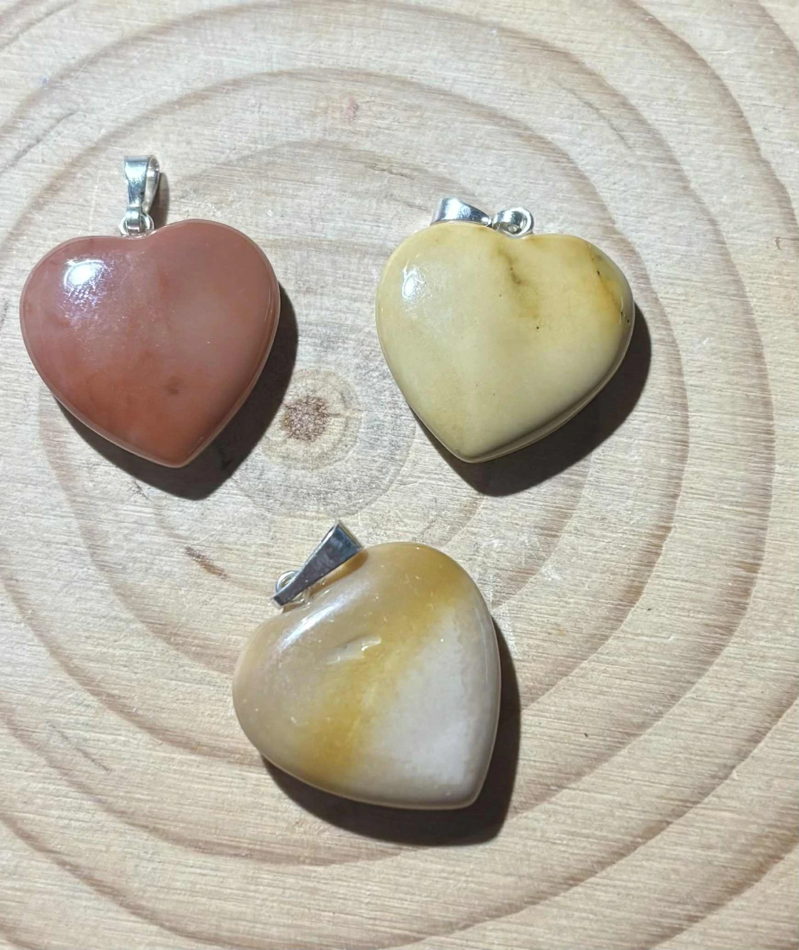 Pendentif Jaspe cœur