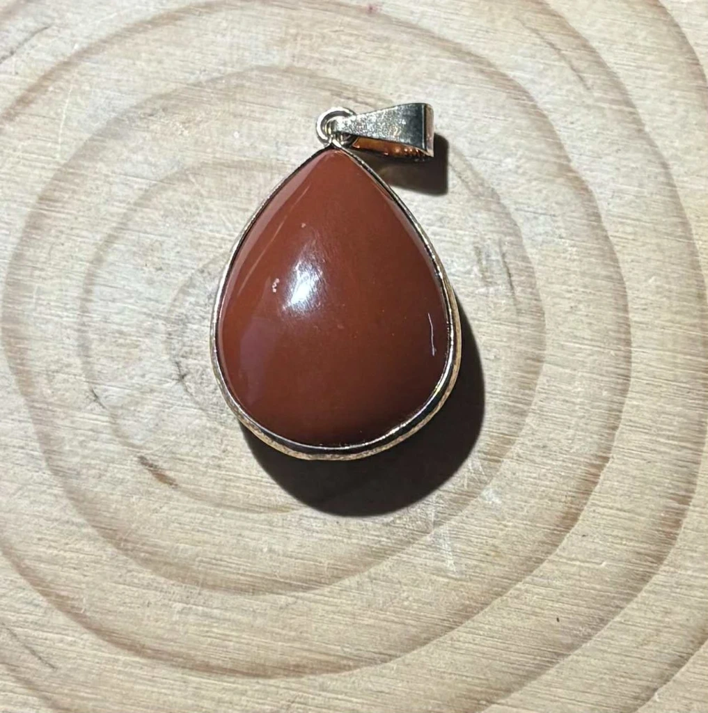 Pendentif Jaspe rouge