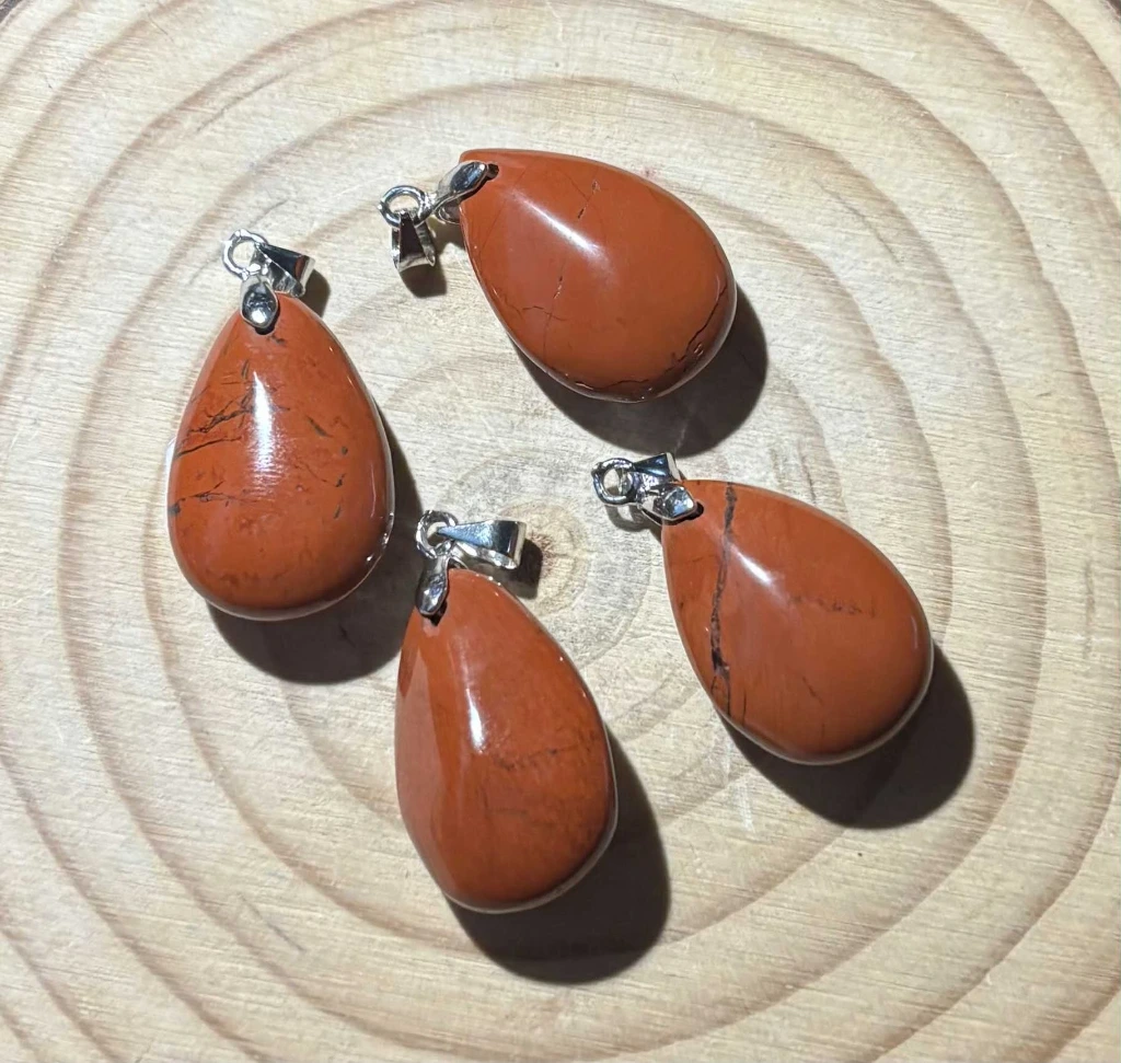 Pendentif Jaspe rouge