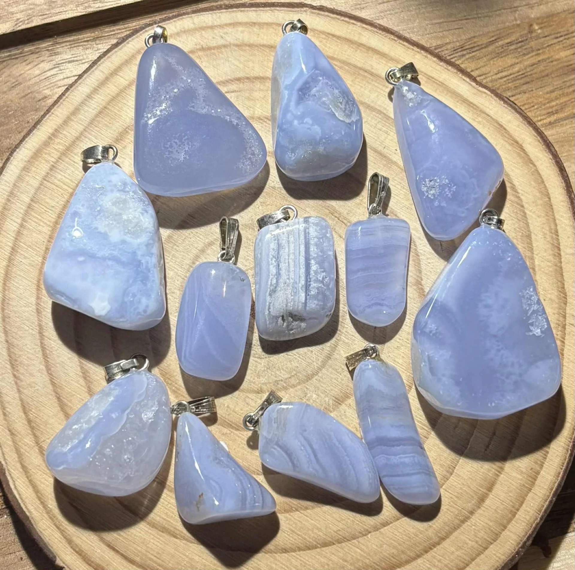 Pendentif Calcédoine