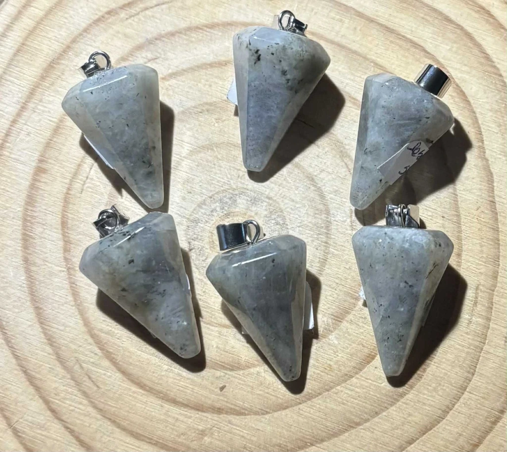 Pendentif Labradorite cône