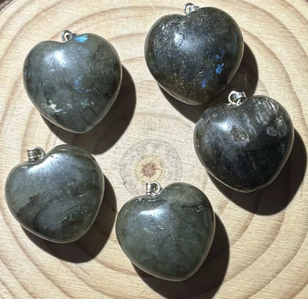 Pendentif Labradorite cœur