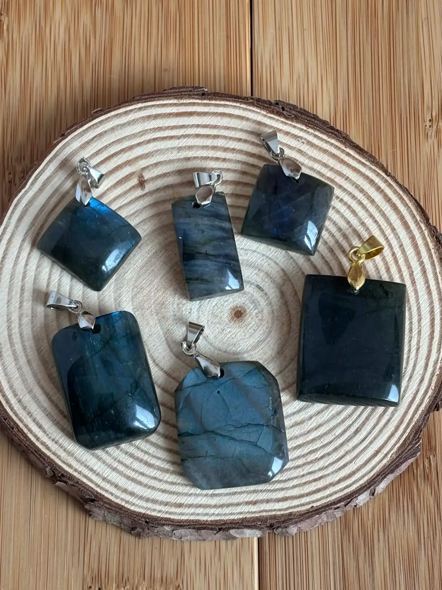 Pendentif Labradorite carrée