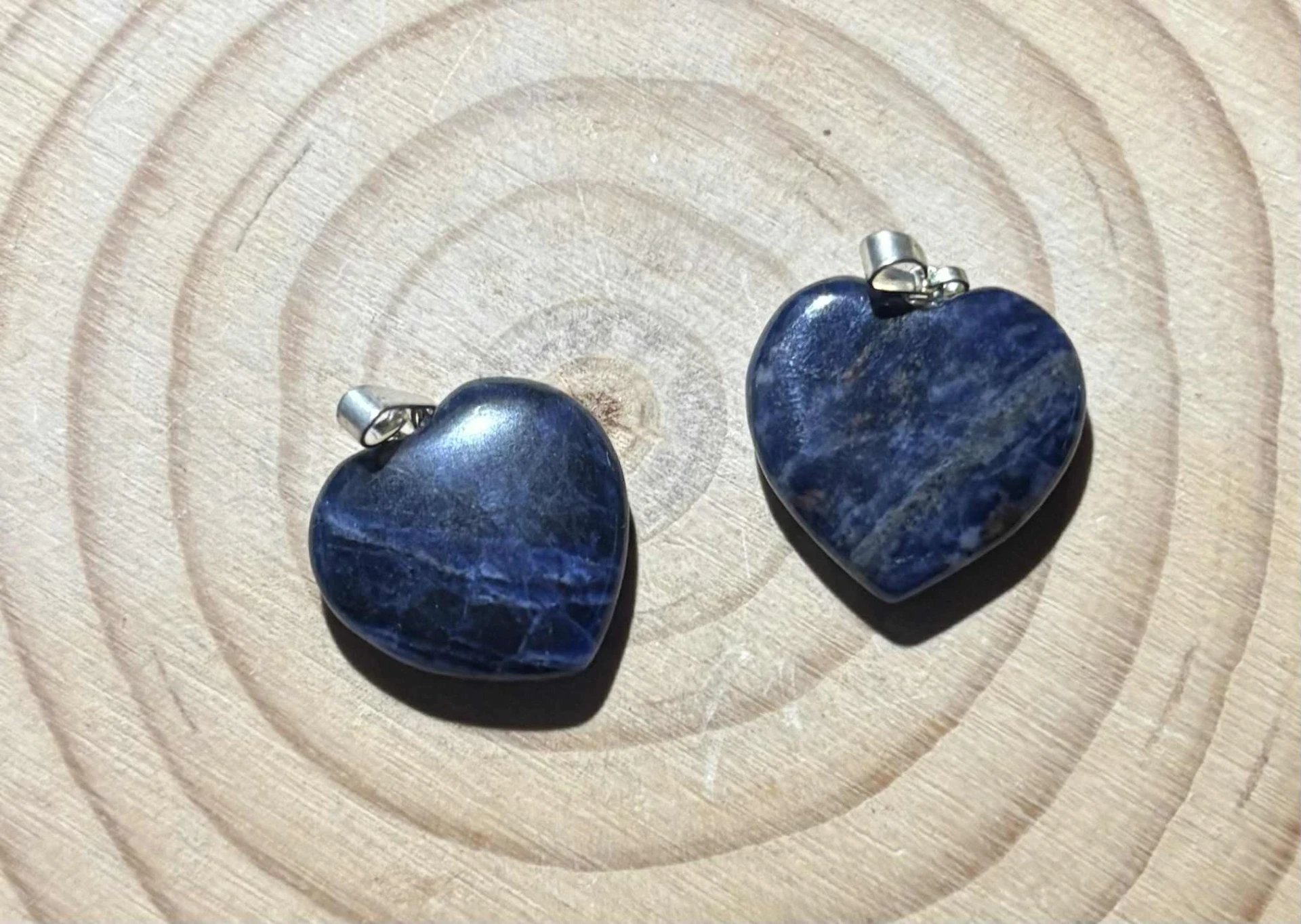 Pendentif Sodalite cœur